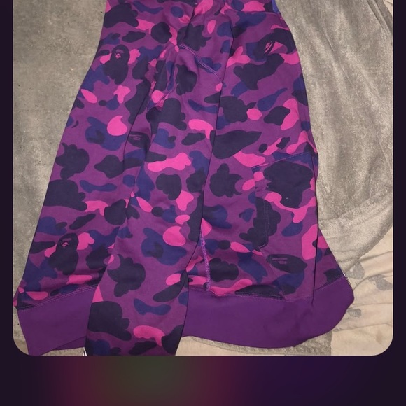 All Purple Bape Hoodie